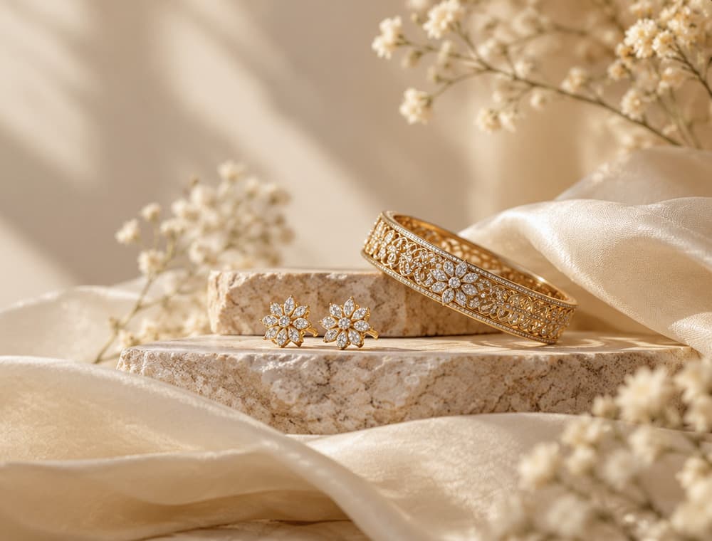 Jewellery material finish