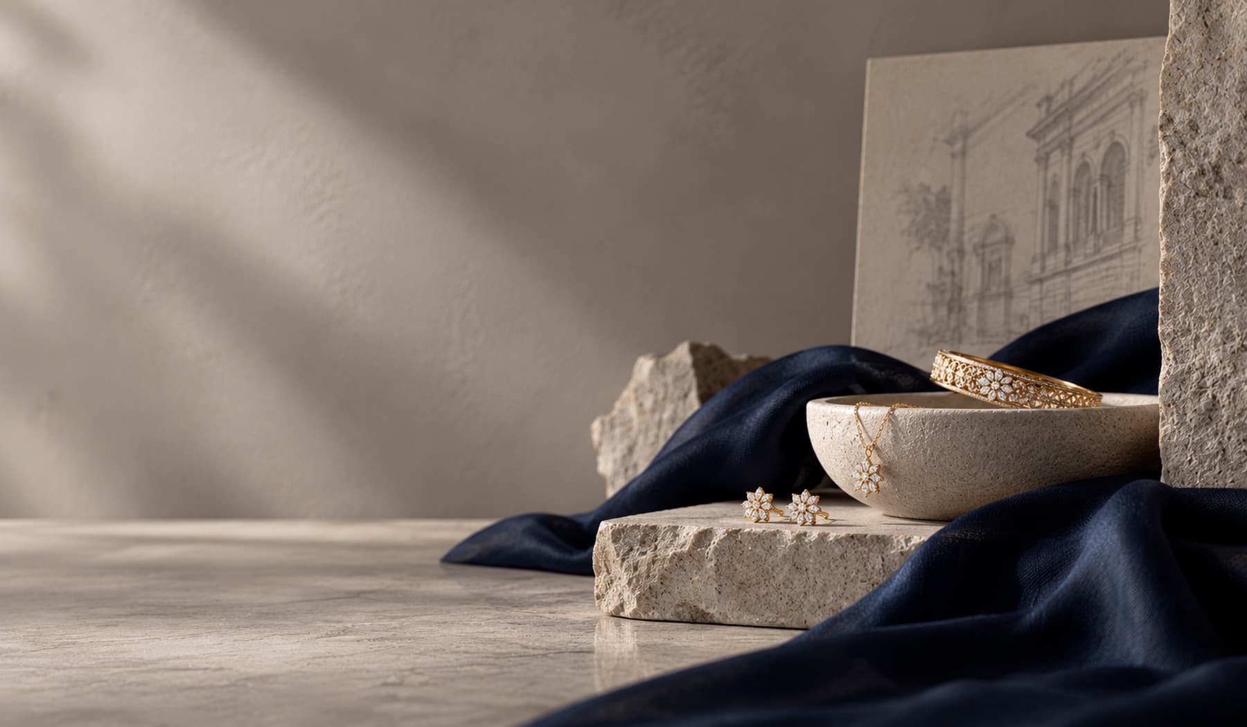 Bespoke jewellery design table